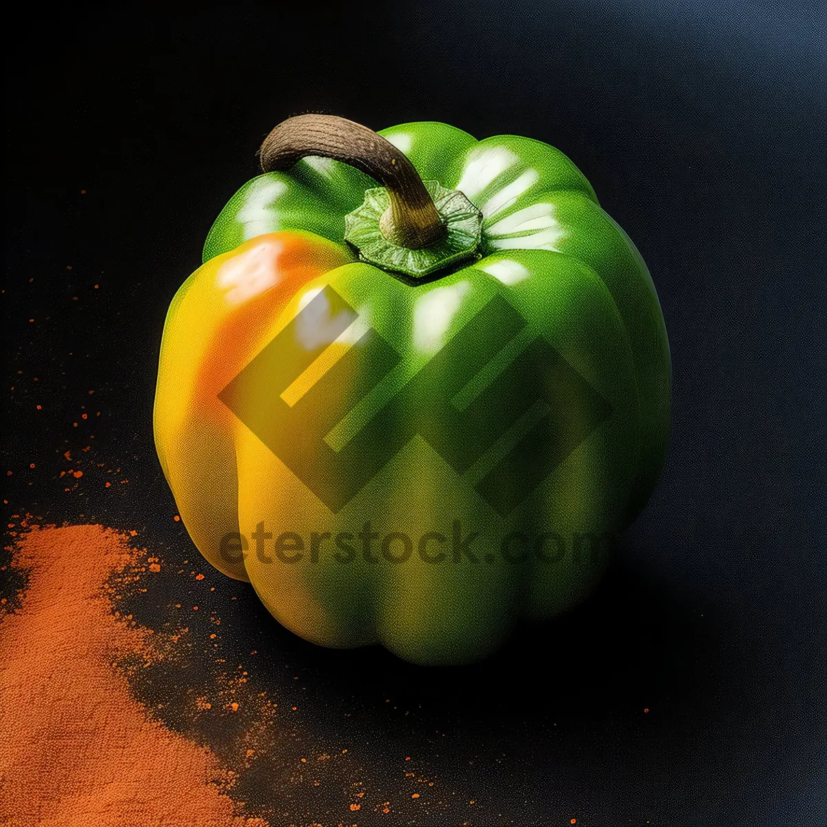 Picture of Fresh and colorful bell peppers for vibrant salad