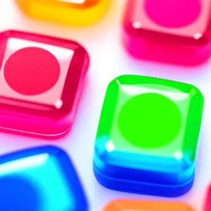 Glossy Jelly Button Icon Set