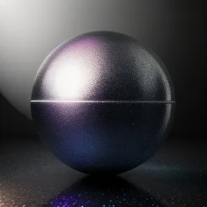 3D Croquet Ball on Earth Globe