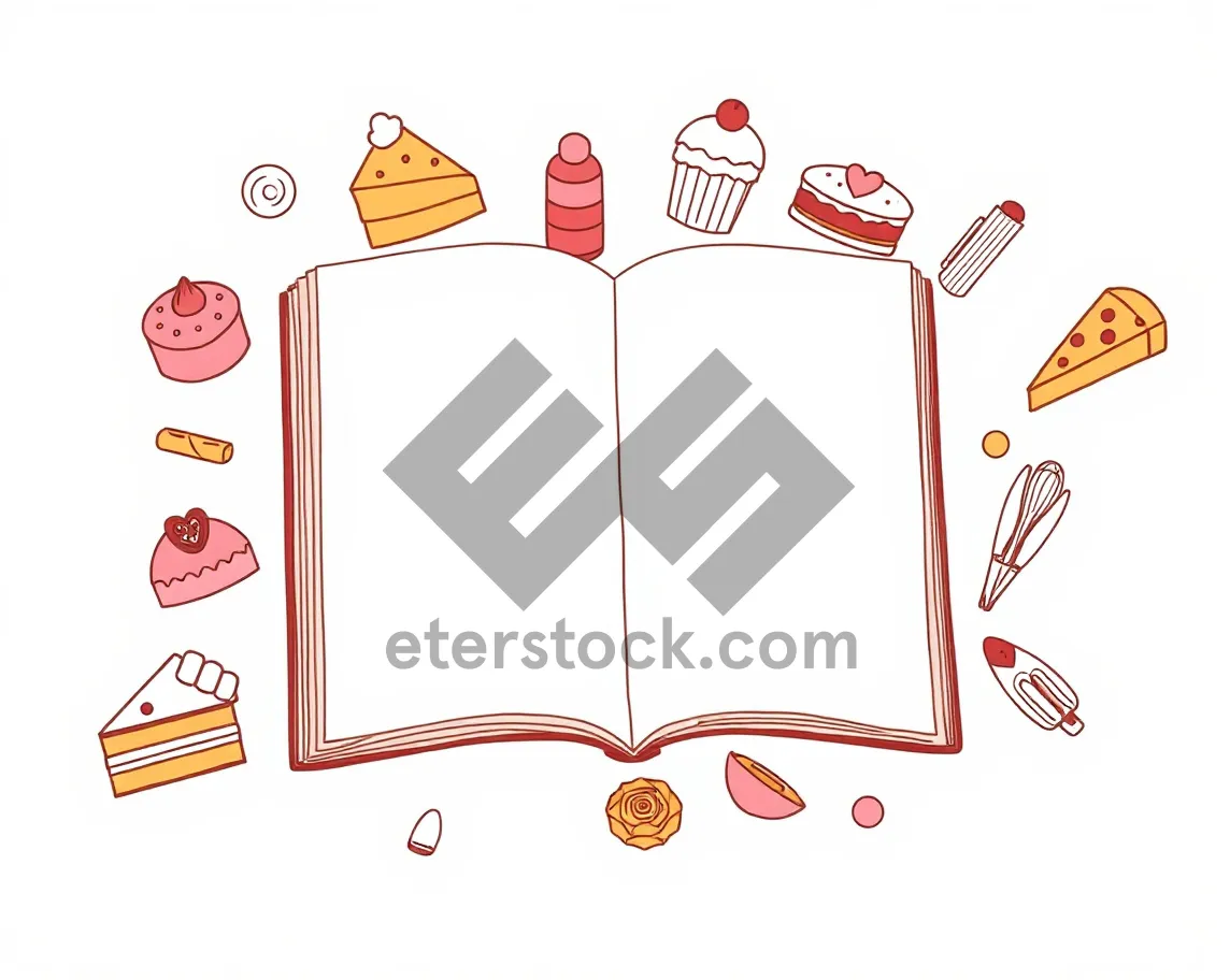 Picture of Floral Frame Design for Greeting Card.