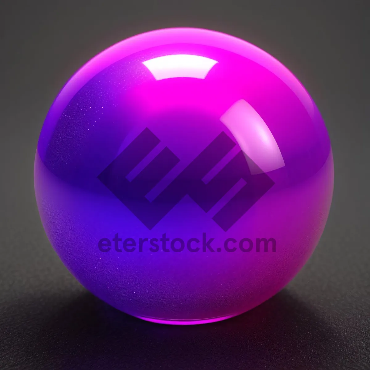 Picture of Vibrant Reflection: Colorful 3D Glass Sphere Button