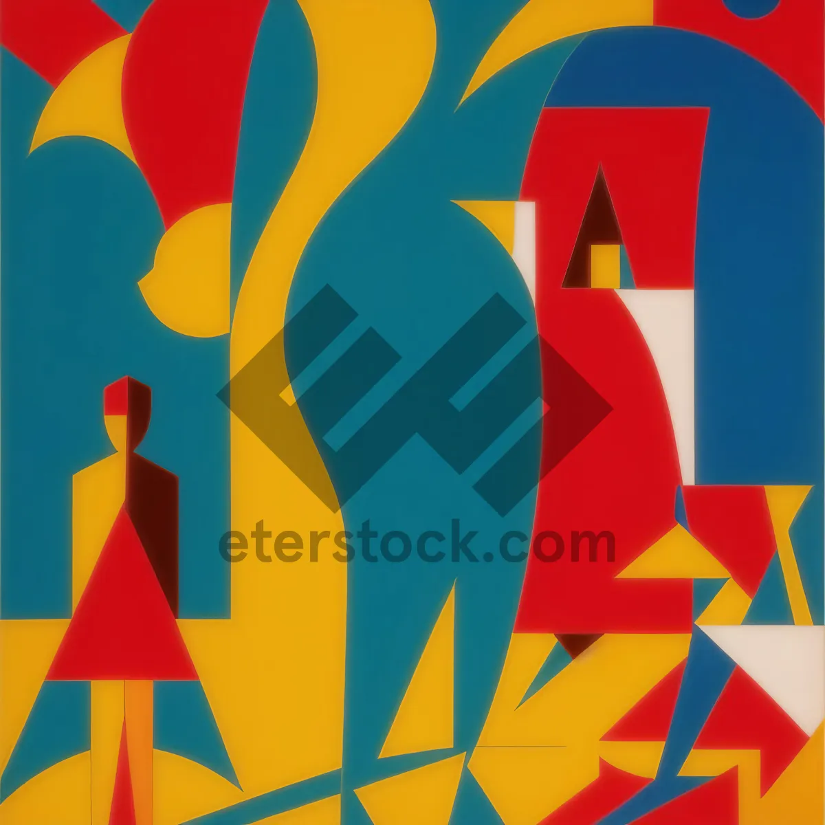 Picture of Symbolic Hippie Graphic Flag: Iconic Reformer Silhouette