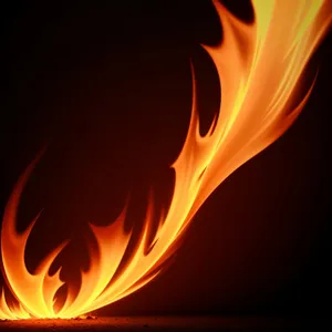 Blazing Fire: A Fiery Swirl of Energy