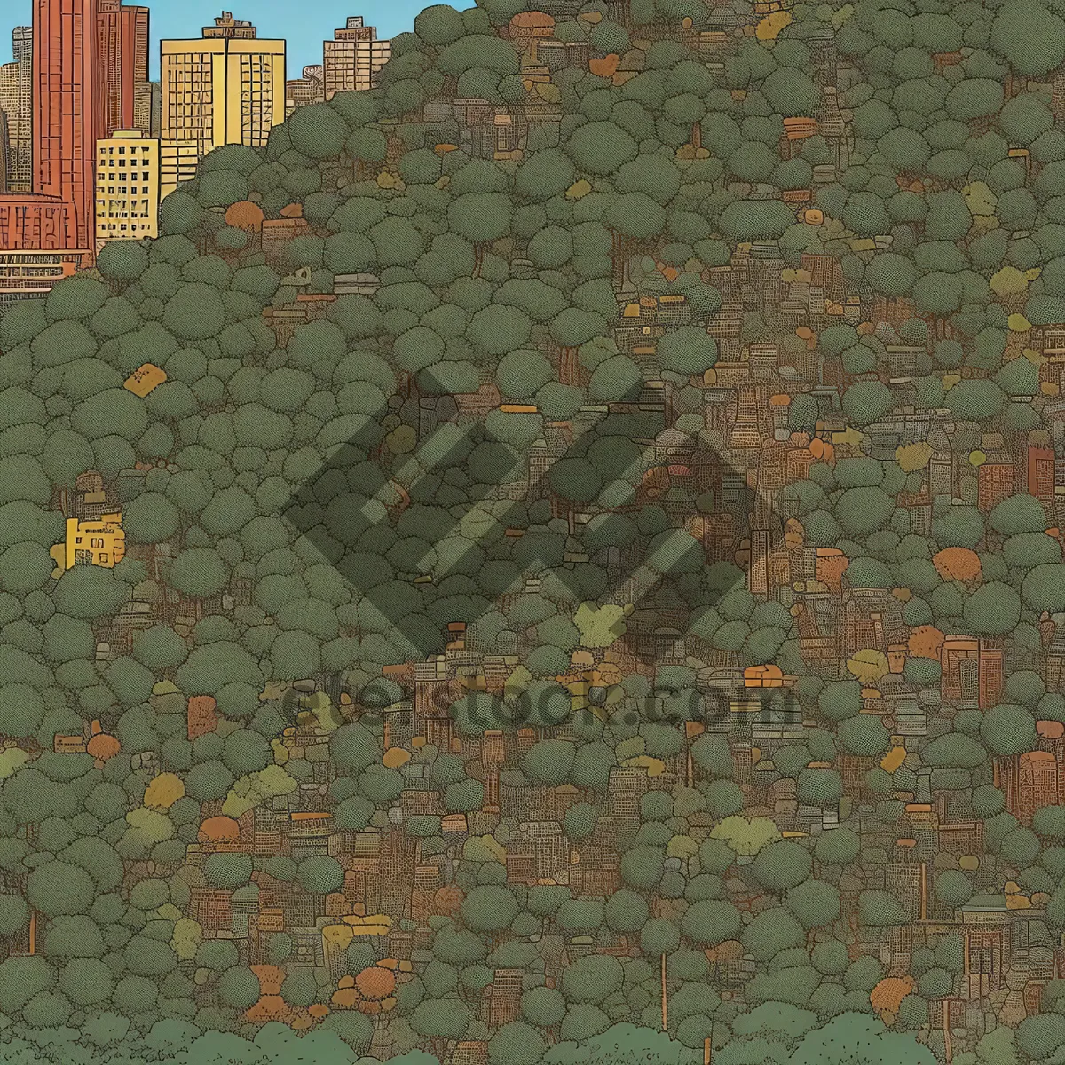 Picture of Grunge stone wall mosaic texture puzzle game.