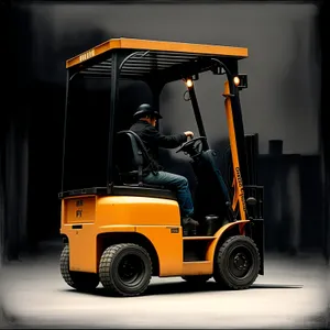 Industrial Forklift Truck for Heavy Cargo Transportation