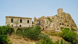 Ancient fortress overlooking the historic city skyline