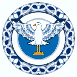 Round circle icon symbol button sign