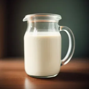 Refreshing Healthy Milk Bottle with Glass Container