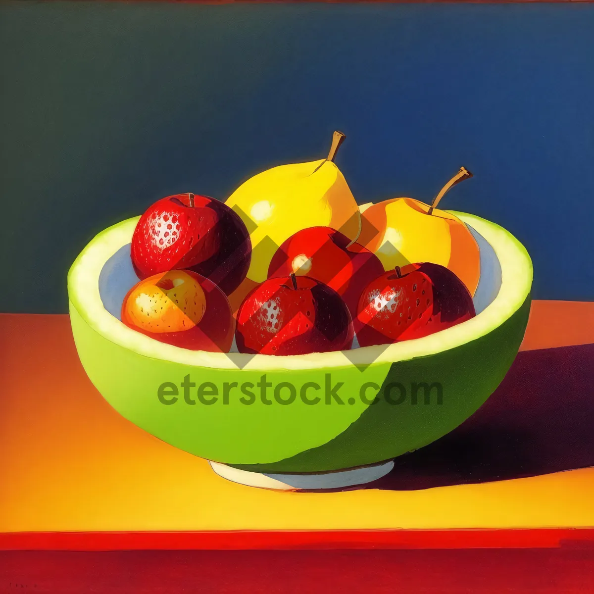 Picture of Refreshing Berry Bowl Brimming with Fresh, Organic, and Juicy Fruits