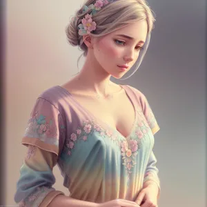 Blonde Beauty: Captivating Model with a Radiant Smile