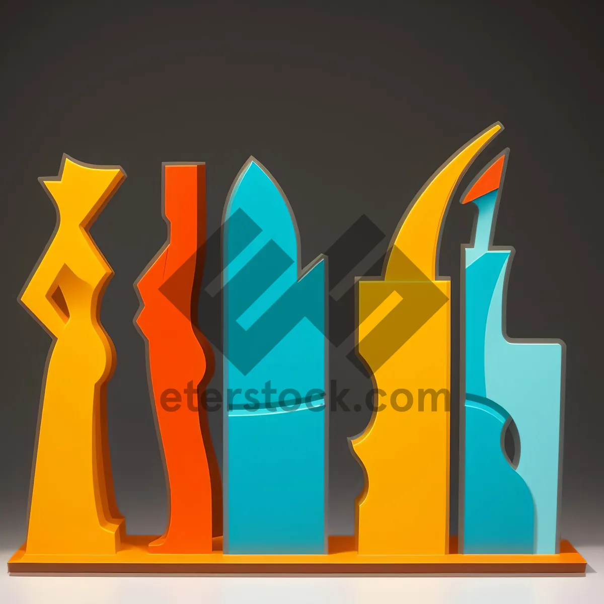 Picture of 3D Business Icon - Professional Symbol Design