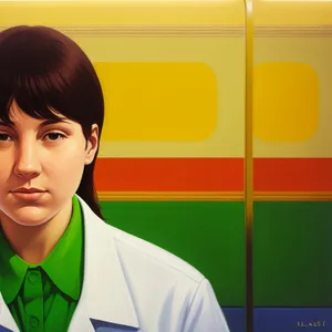 Successful and Happy Businesswoman Smiling in Office