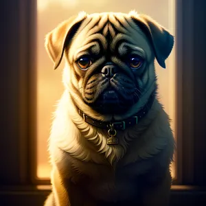 Adorable Wrinkle Queen - Bulldog Studio Portrait