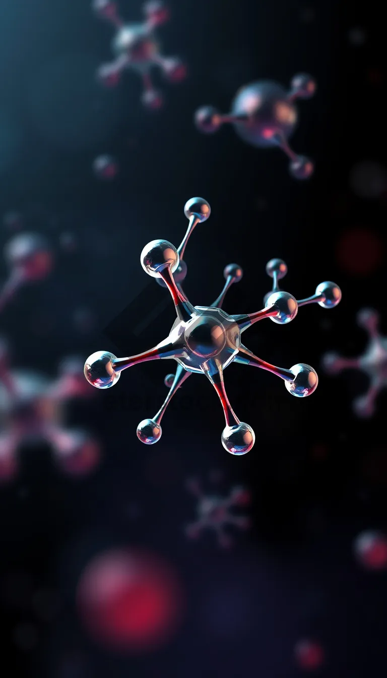 Picture of DNA-inspired decorative pattern