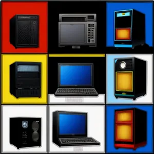 Black Glossy Web Business Icon Set