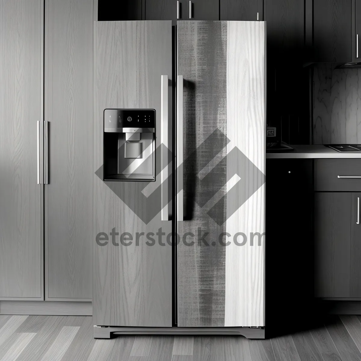 Picture of Modern White Refrigerator for Stylish Interiors