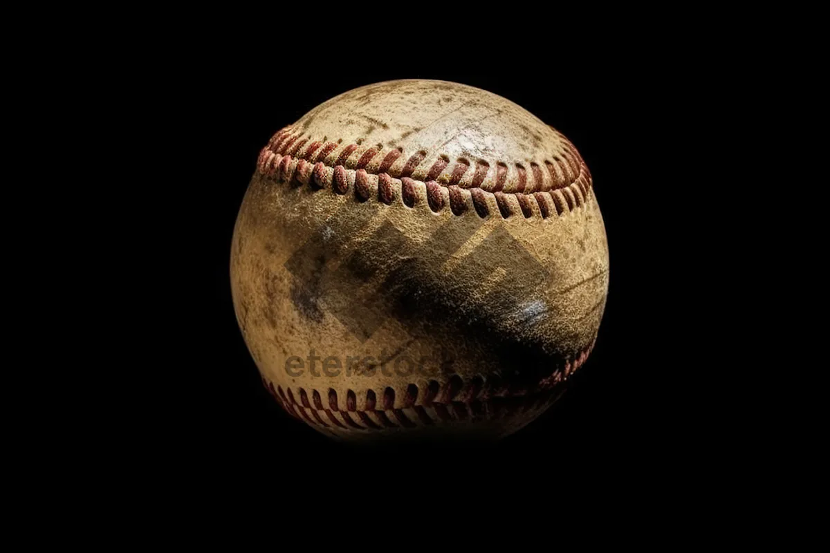 Picture of Brown Leather Baseball Equipment for Sports Game Play