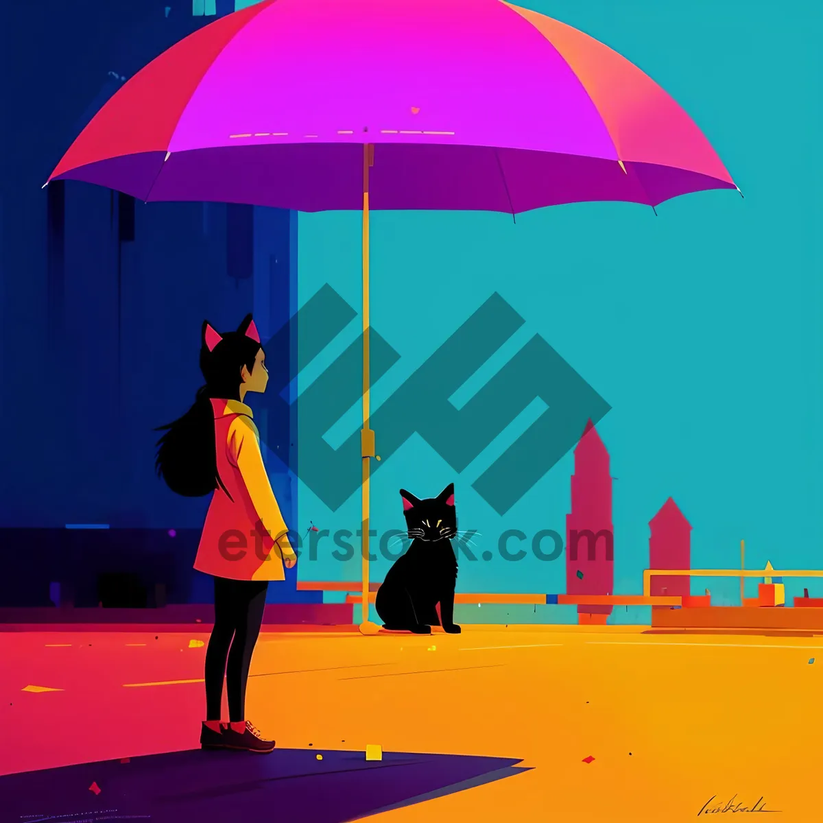 Picture of Rainy Day Umbrella Protection