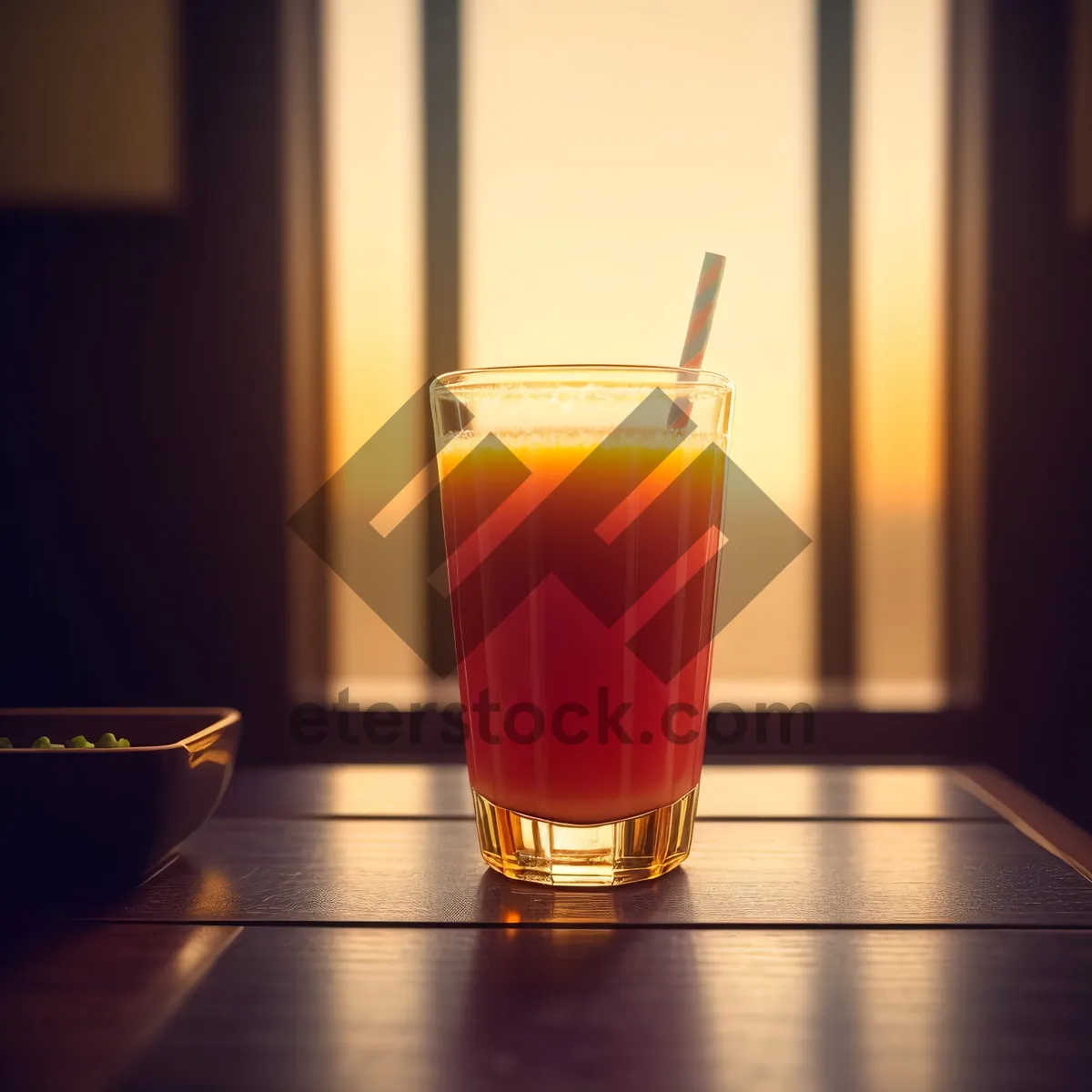 Picture of Refreshing Citrus Cocktail in Frosted Glass