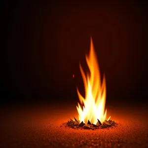 Fiery Blaze: A Bold Display of Burning Heat