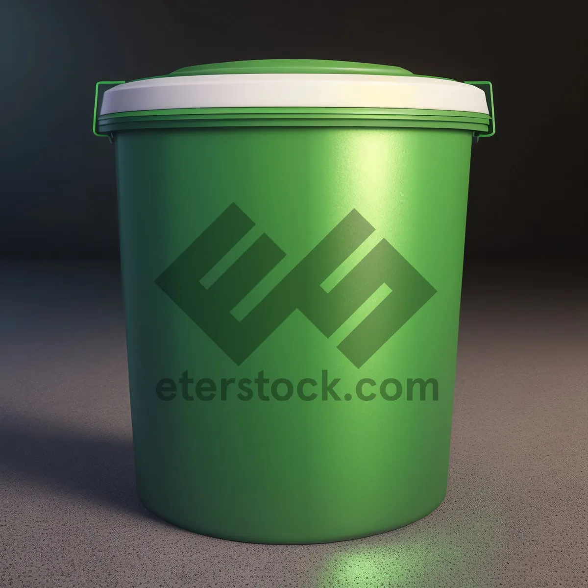 Picture of Plastic Drink Cup Bin: Empty Vessel Container