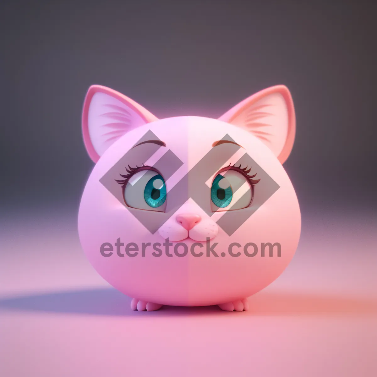 Picture of Pink Piggy Bank Saving Money for Wealth
