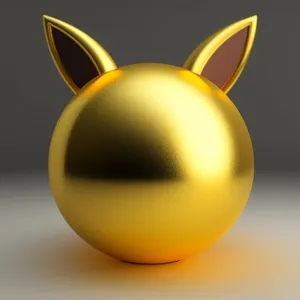 Shiny Bangle Hen: 3D Egg Symbol