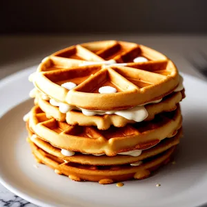 Delicious Gourmet Sugar-Covered Breakfast Pastry