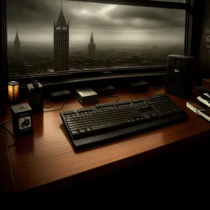 Modern desktop computer with a sleek monitor