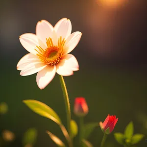 Vibrant Blossoming Floral Meadow in Summer