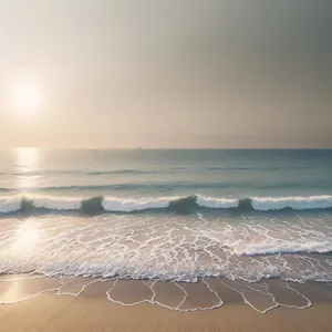 Breathtaking Sunset on Tropical Beach