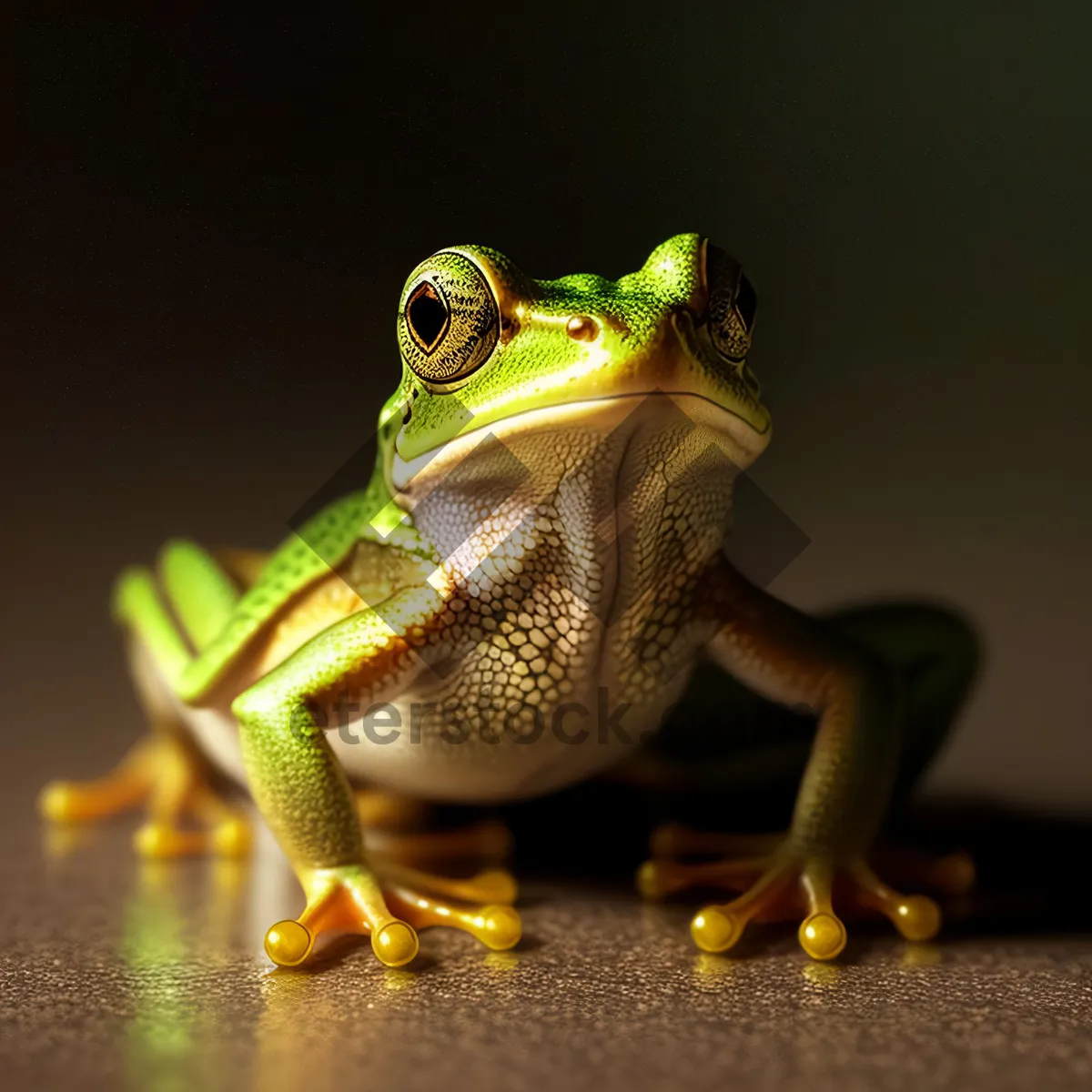 Picture of Colorful-eyed Tree Frog in Wildlife Habitat