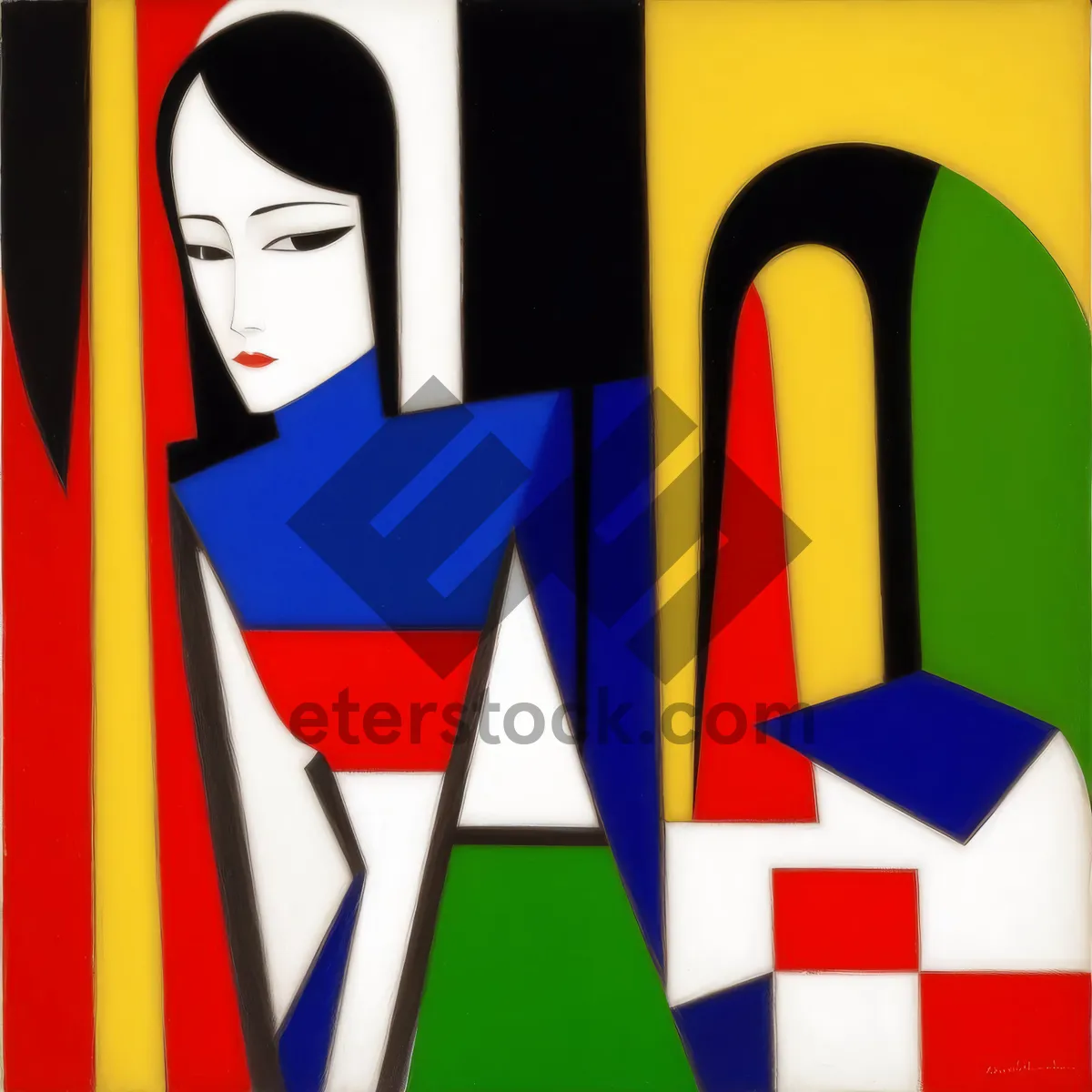 Picture of Patriotic flag symbol for business at resort area