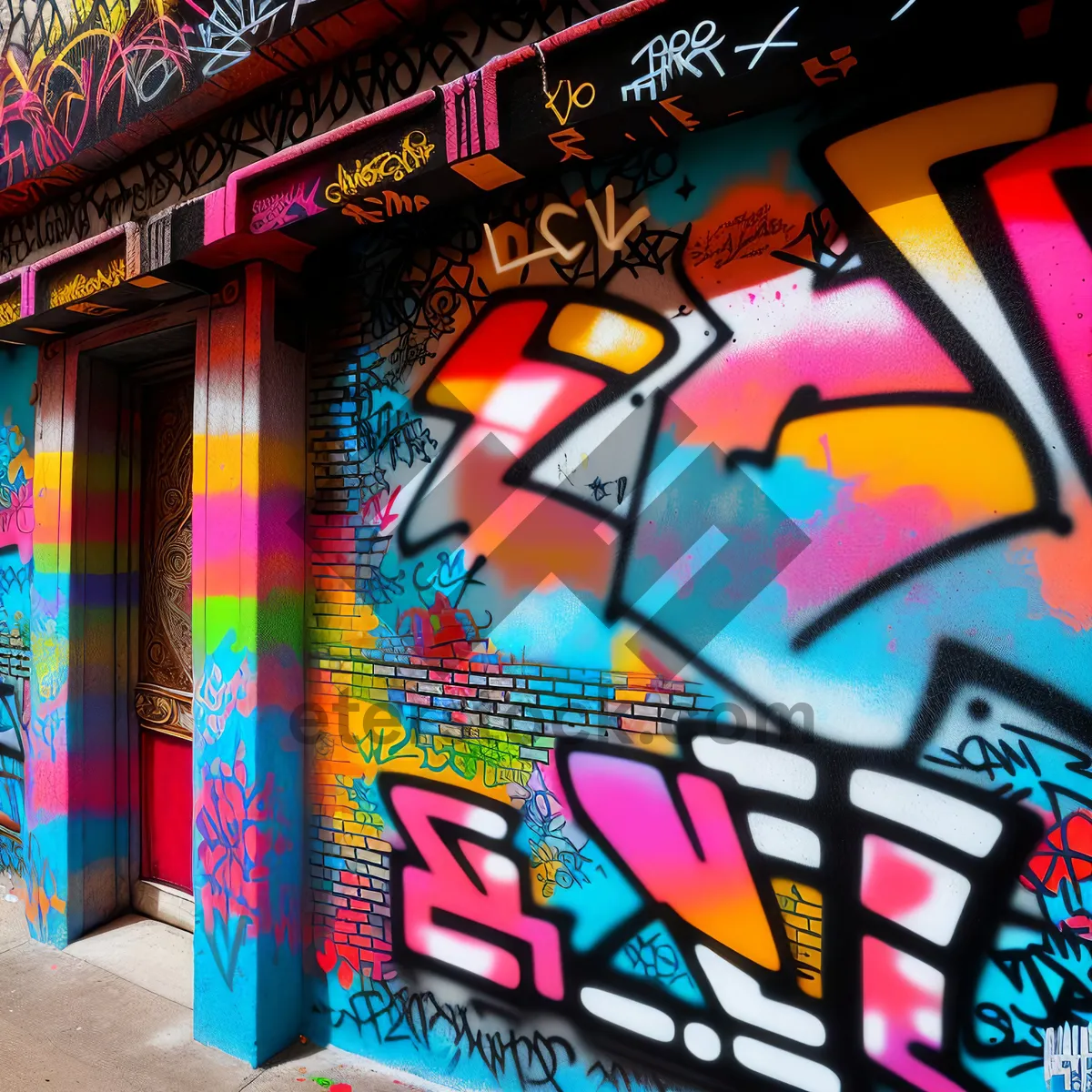 Picture of Immersive Pinball Experience: Captivating Street Art Alley Vibes