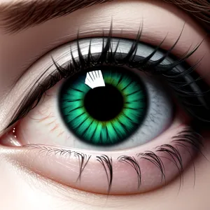 Captivating Closeup of Human Eyeball with Iris