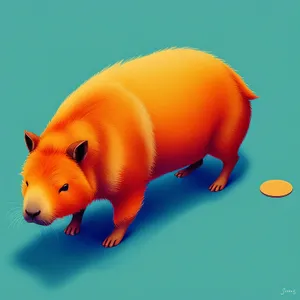 Golden Savings: Piggy Bank swimming in wealth