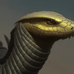 Sky Serpent: Poisonous Green Mamba Cobra