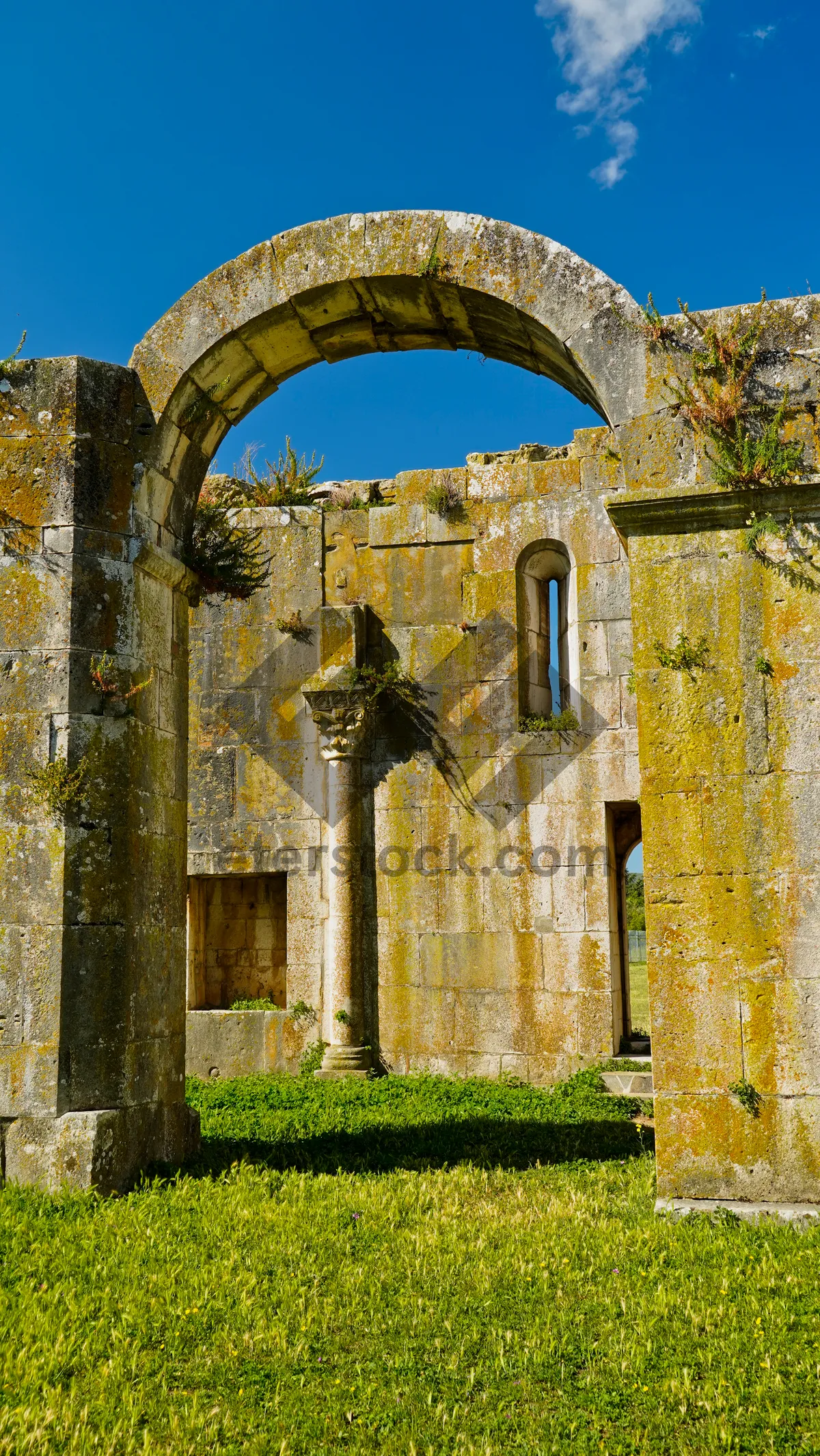 Picture of Historical Roman Church Architecture Landmark Stone Monument