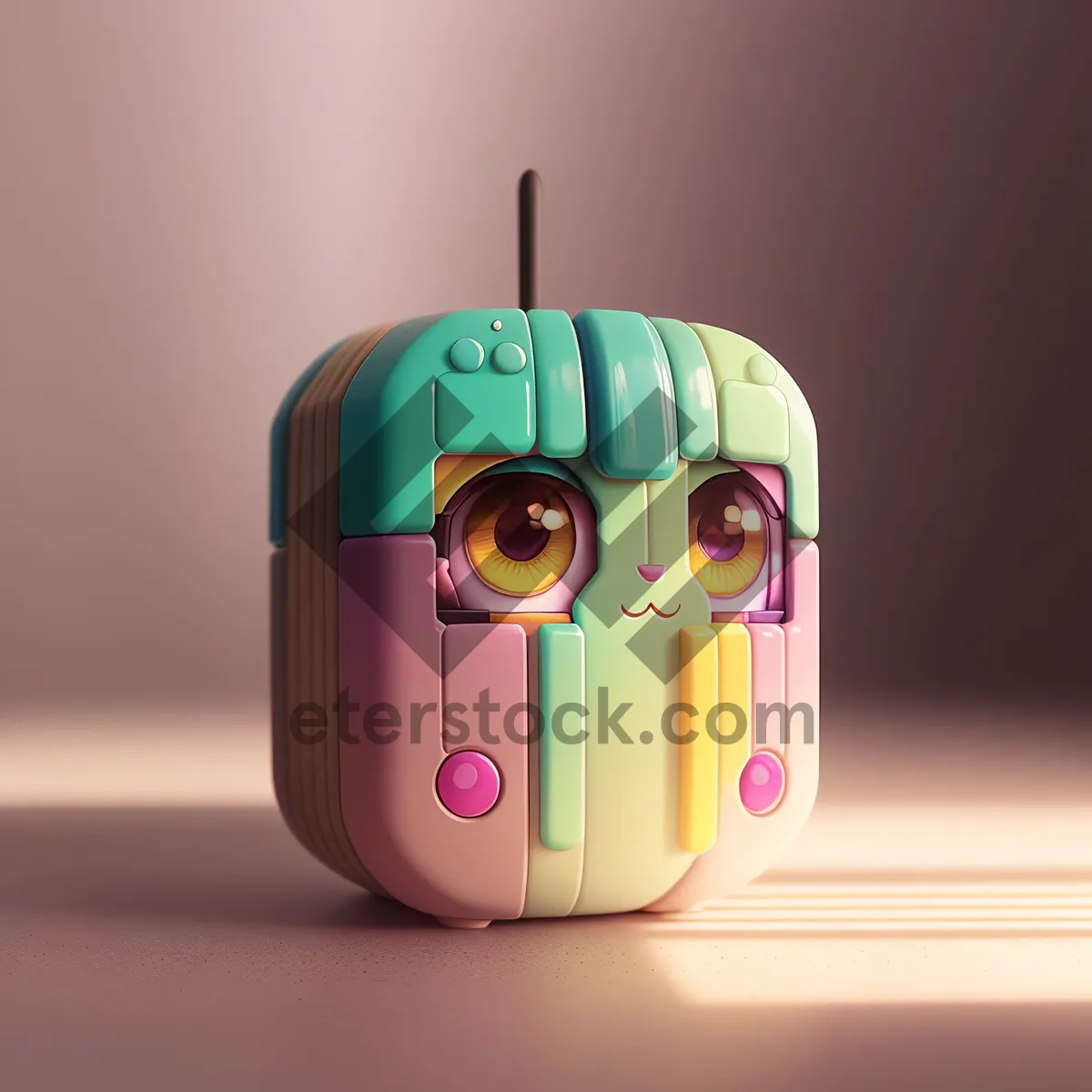 Picture of Animated 3D Cartoon Pencil Sharpener Automaton