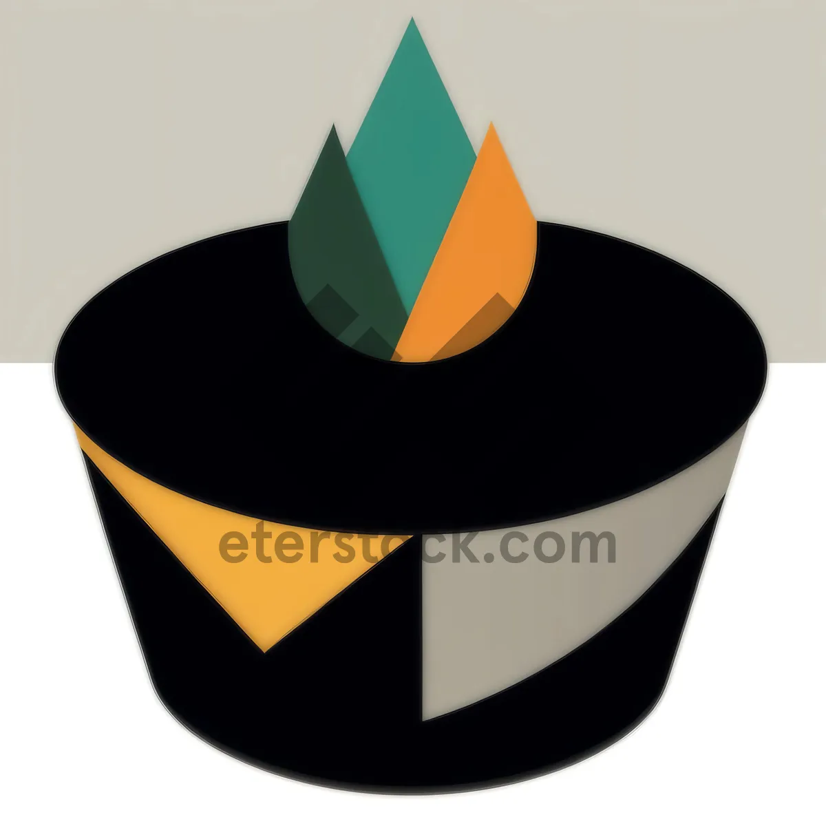 Picture of 3D Sorcerer Icon - Mystical Symbol of Power