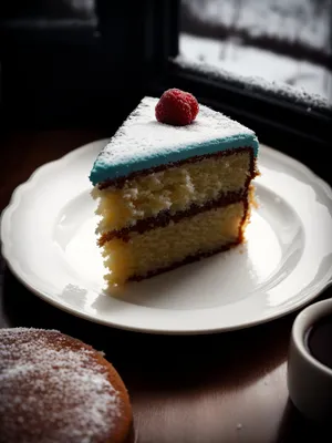 Delicious Chocolate Cake with Fresh Fruit