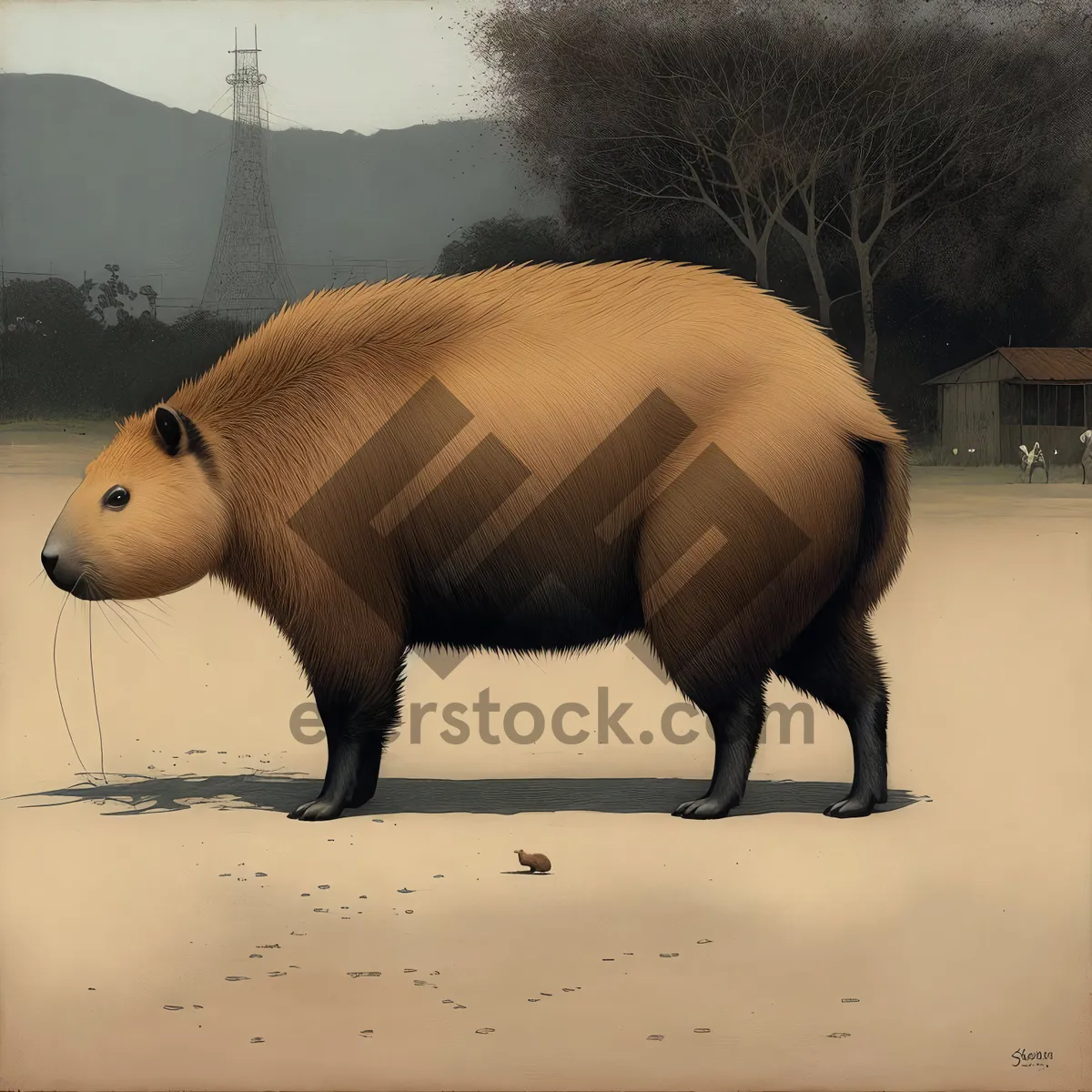 Picture of Wild Hog Savings Bank with Swine Symbol
