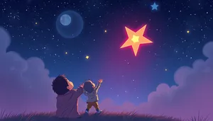 Space Sorcerer's Night Sky Celebration Card