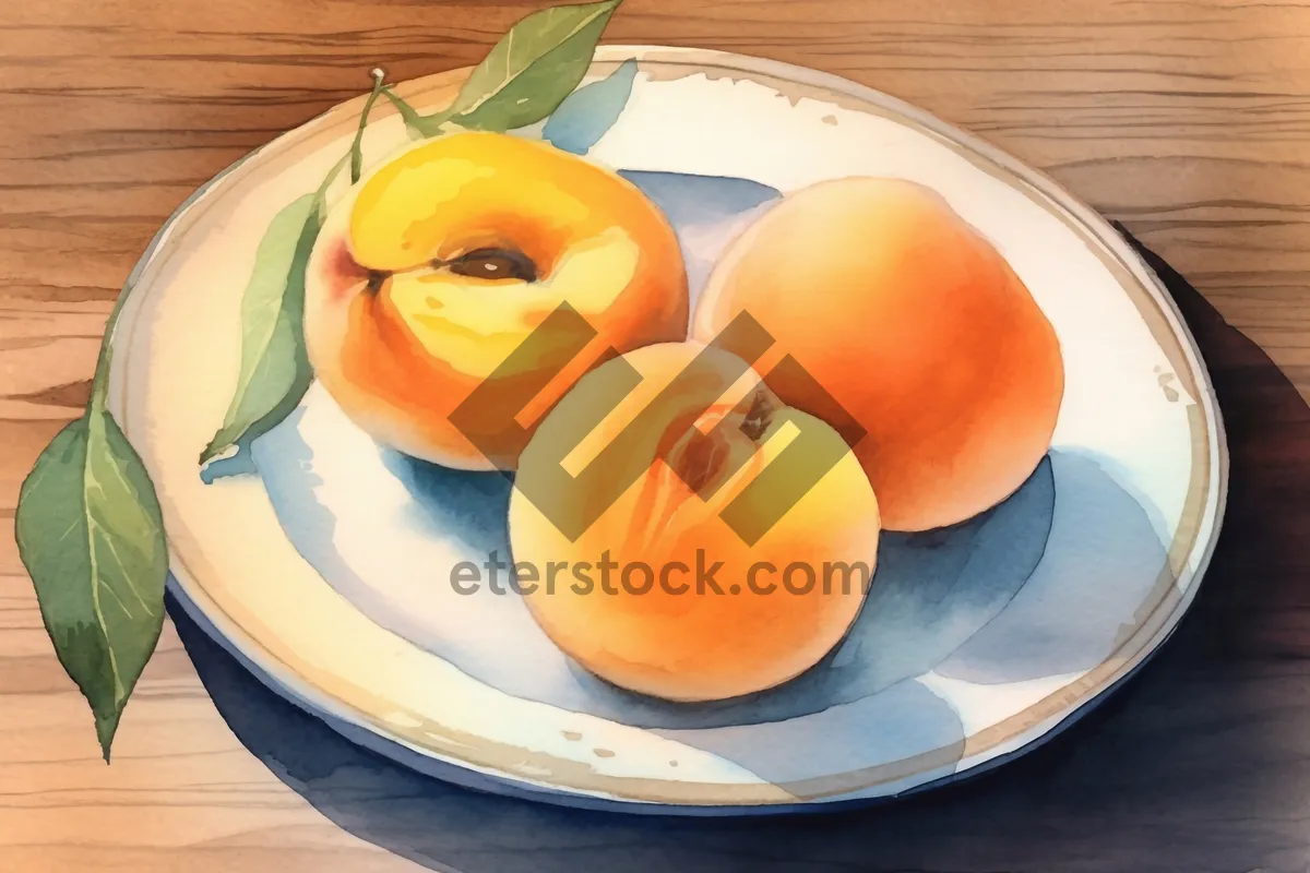 Picture of Fresh and Sweet Fruit Breakfast Plate