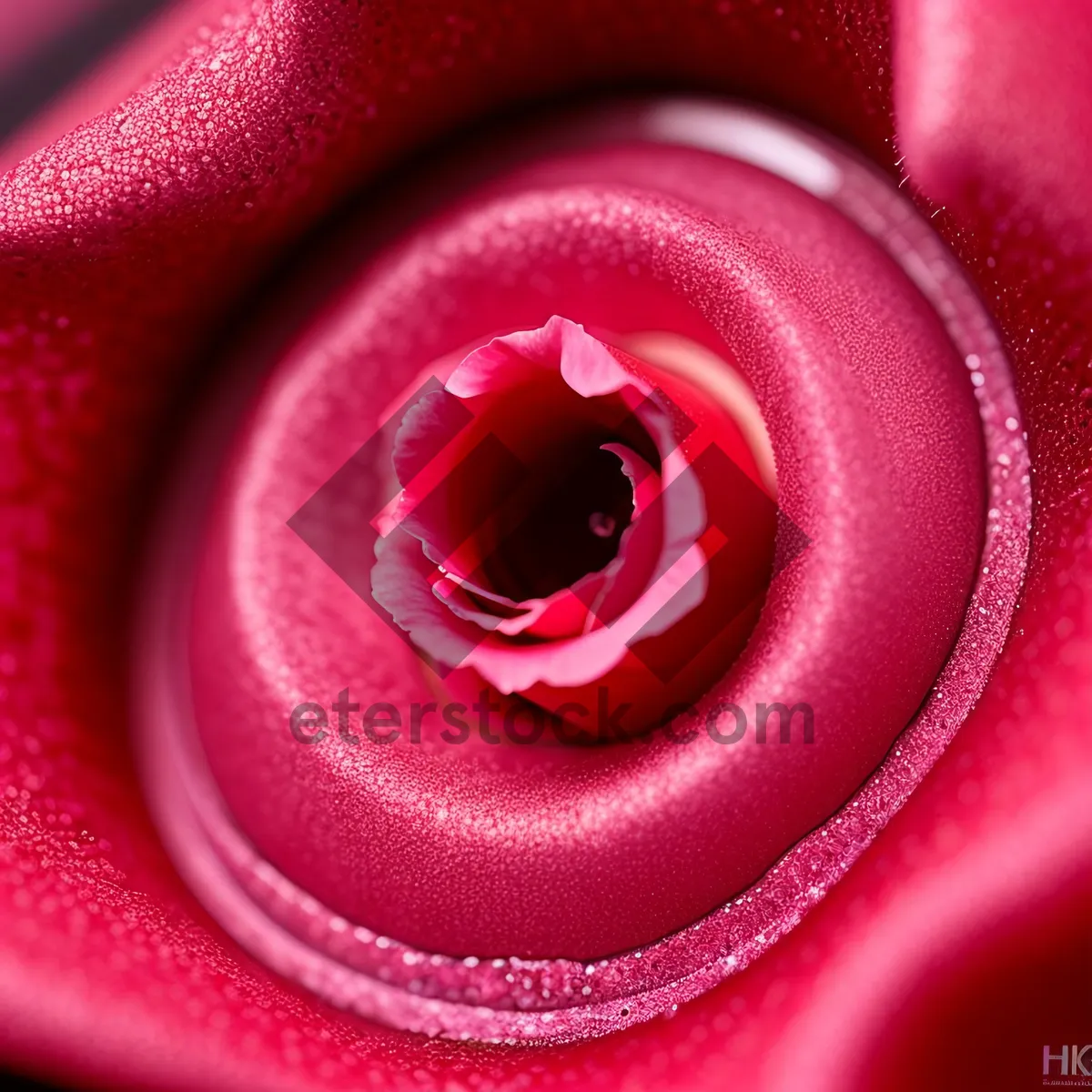 Picture of Romantic Satin Rose Blossom - Perfect Valentine's Gift