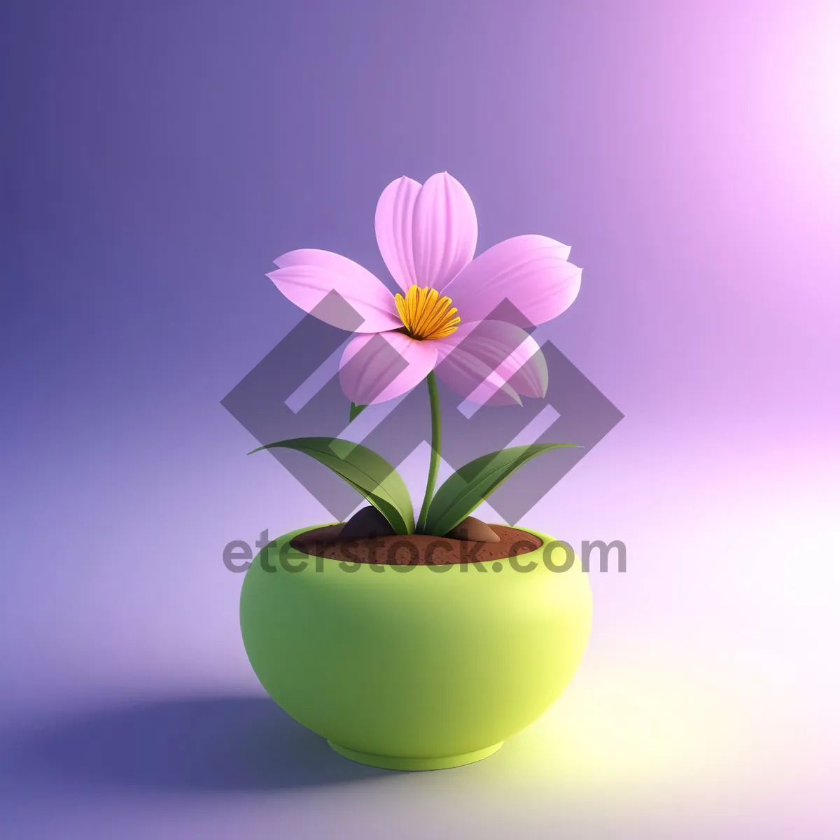 Picture of Colorful Spring Floral Design with Pink Lilac Flowers