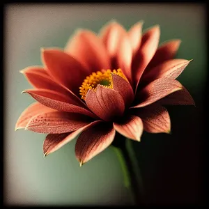 Blooming Pink Daisy Petals in Summer Garden