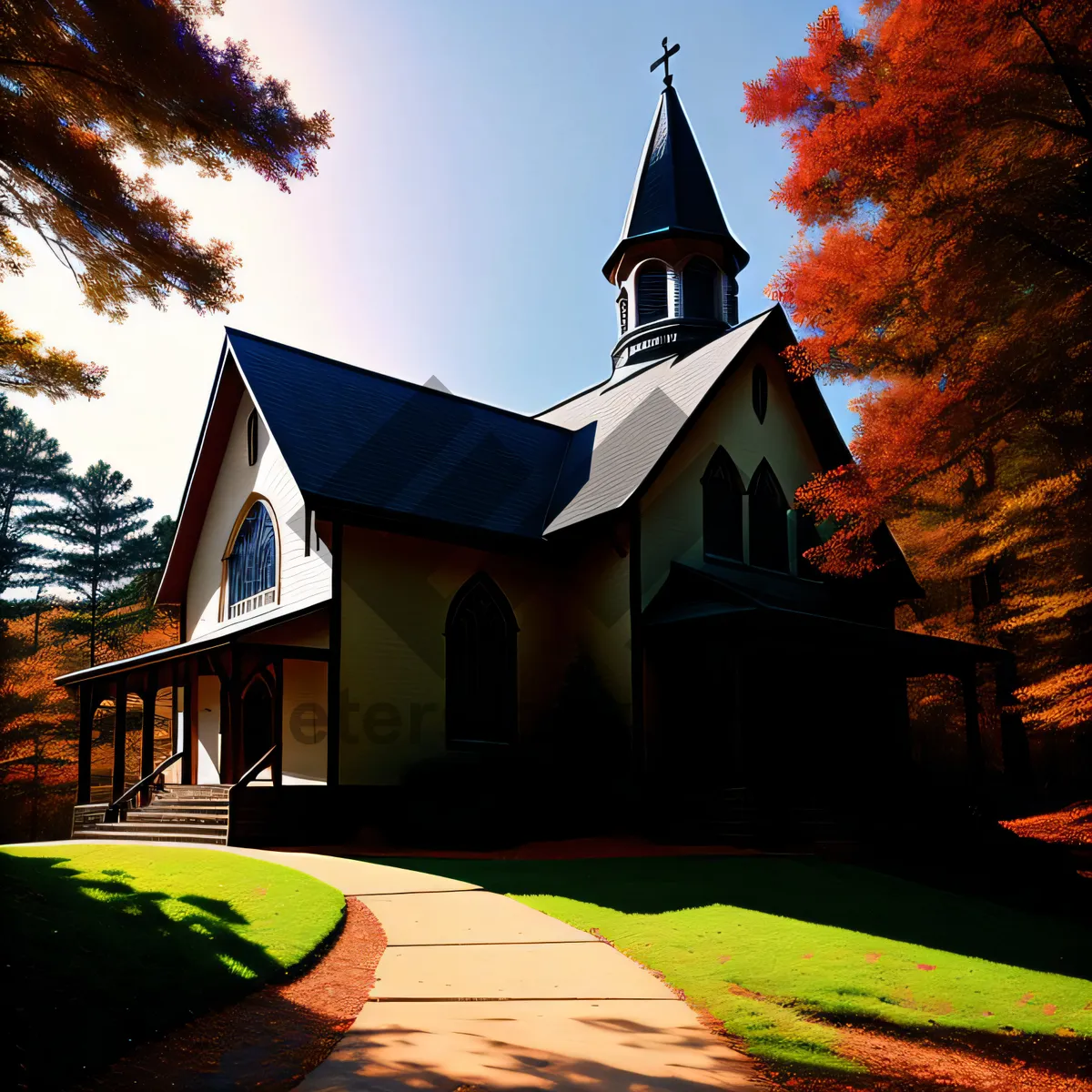 Picture of Historic religious residence with ancient tower