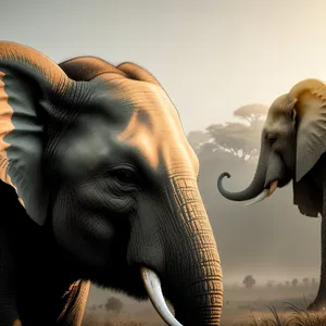 Enchanting Wildlife Encounter: Majestic Safari Elephant