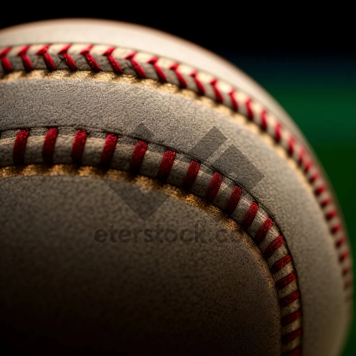 Picture of Baseball Glove on Grass - Sports Equipment for Game